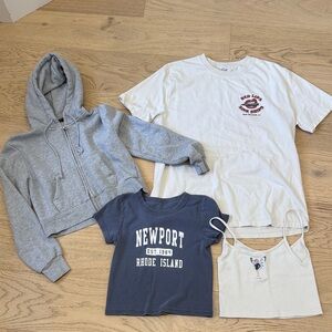 Brandy Melville tank, shirts, hoodie, sweatpants, shorts